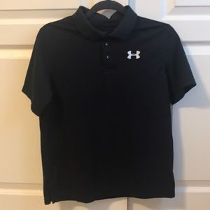 Under Armour Black Heat Gear Polo
